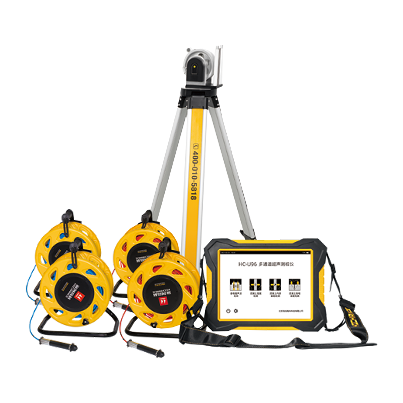 HC-U98/U96/U93 جهاز اختبار الخوازيق بالموجات فوق الصوتية متعدد القنوات